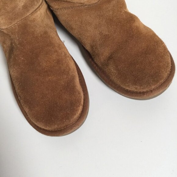 Koolaburra By UGG Kinslei Tall Suede Leather Brown Boots Size 4 - Picture 5 of 6